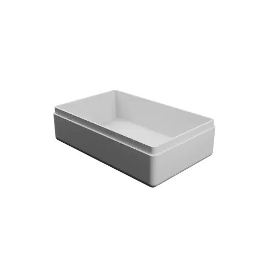 rectangular-base box with lid STL 3D file – 82×52×26 mm, wall thickness 2 mm