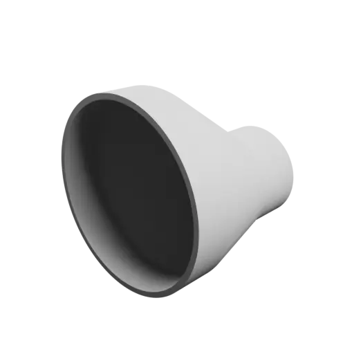 Tubing adapter STL file ⌀ 67–32 mm (Length: 50 mm)