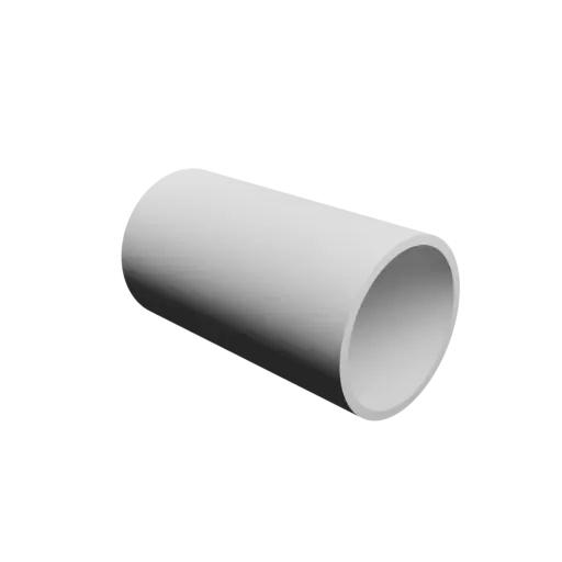 tube STL 3D file OD 56 mm, ID 50 mm, length 100 mm
