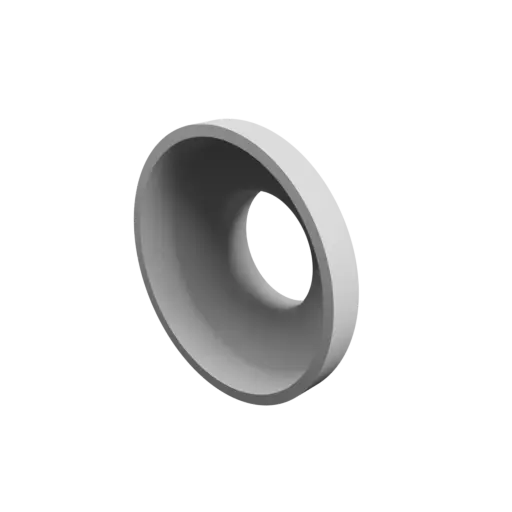 Tube adapter STL file ⌀ 73–39 mm (Length: 25 mm)