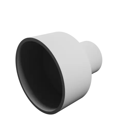 Tubing adapter STL file ⌀ 73–39 mm (Length: 75 mm)