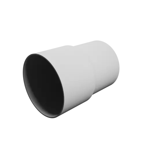 Tube adapter STL 3D file ⌀ 110–100 mm (Length: 150 mm)