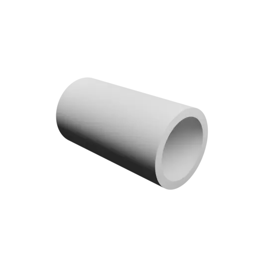 hollow tube STL file OD 38 mm, ID 30 mm, length 70 mm