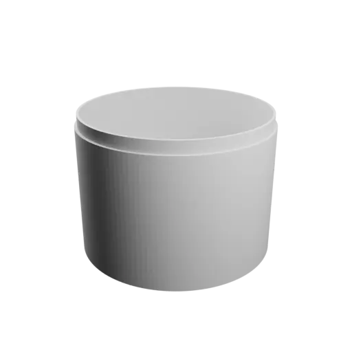 Boîte ronde avec couvercle ⌀ 80 mm - Hauteur : 60 mm