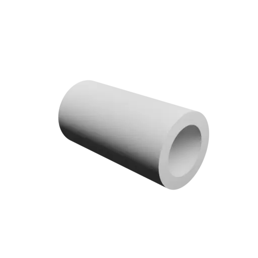 Tube STL file OD 18 mm, ID 12 mm, length 35 mm