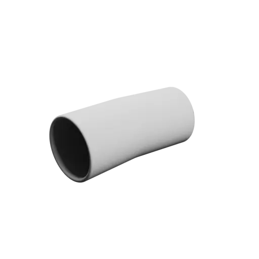 3D Model Tube elbow STL file 10° ⌀OD:&nbsp;92&nbsp;mm ⌀ID:&nbsp;82&nbsp;mm thickness:&nbsp;5&nbsp;mm