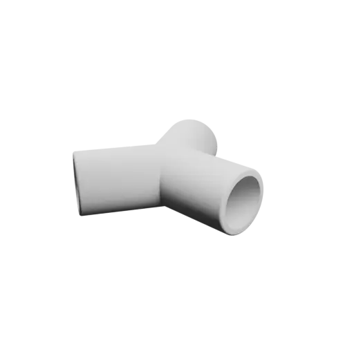 3D Model Star-pattern fitting 3 ways STL file – Outer diameter 15&nbsp;mm, wall thickness 1.5&nbsp;mm