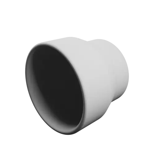 Tubing adapter STL file ⌀ 42–34 mm (Length: 35 mm)