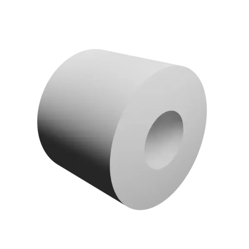 fichier STL tube creux Ø ext. 17 mm, Ø int. 7 mm, longueur 13 mm