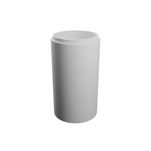Round box with lid STL file ⌀ 69 mm - Height: 128 mm, Shell: 5 mm