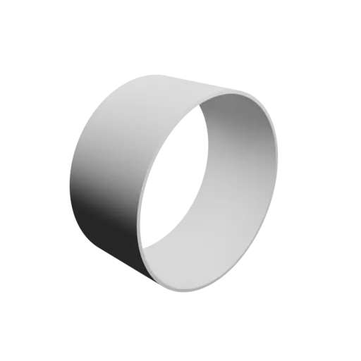 fichier 3D STL tube cylindrique Ø ext. 61 mm, Ø int. 59 mm, longueur 30 mm