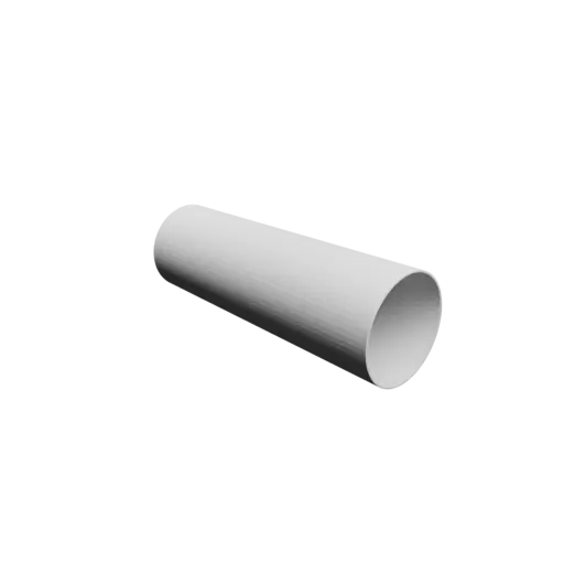 Bowl STL 3D file, inner: base Ø44 mm, top Ø52 mm, height 150 mm - wall thickness 1 mm