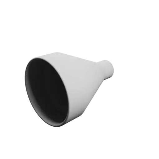 Tubing adapter STL file ⌀ 152–50 mm (Length: 205 mm)