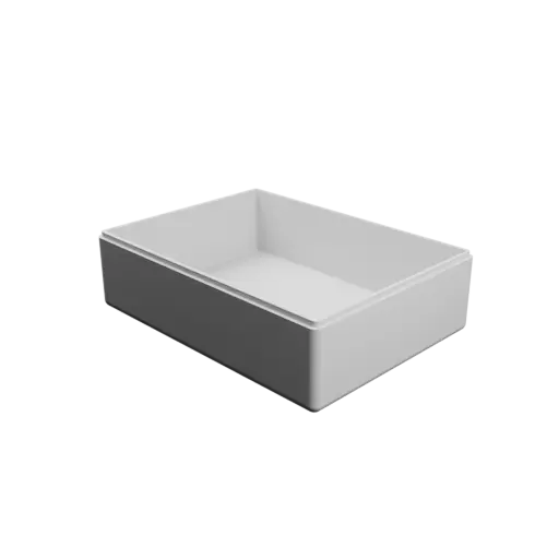 fichier 3D STL boîte rectangulaire avec couvercle - 230×170×70 mm, paroi 5 mm