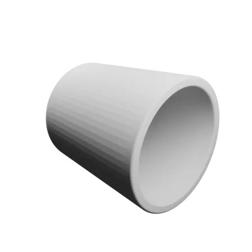 Bowl STL 3D file, inner: base Ø49 mm, top Ø59 mm, height 70 mm - wall thickness 5 mm