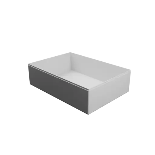 fichier STL boîte à base rectangulaire avec couvercle - 240×170×70 mm, paroi 2 mm