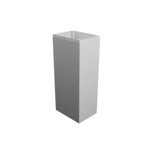 Enclosure with screw-mounted lid STL file: 104×78×244 mm (with ventilation on the lid and under the enclosure)