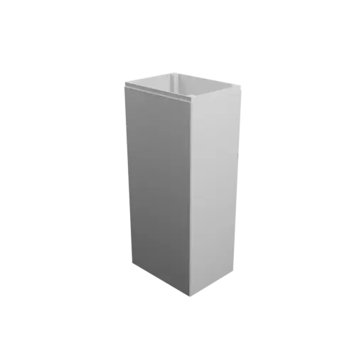Enclosure with screw-mounted lid STL file: 104×78×237 mm (with ventilation on the lid and under the enclosure)