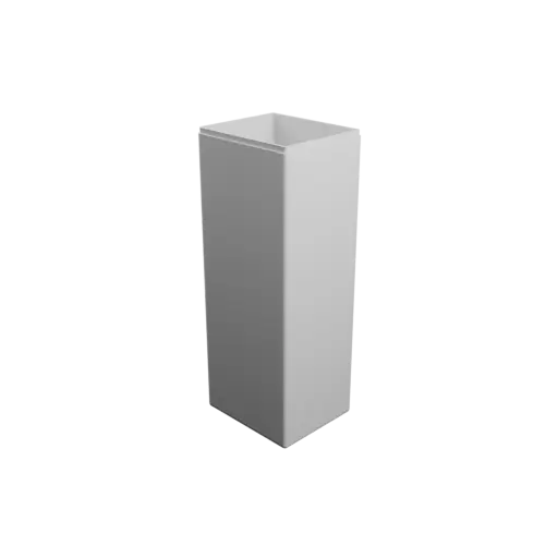 modèle 3D STL boîte à base rectangulaire avec couvercle - 85×73×224 mm, paroi 2 mm