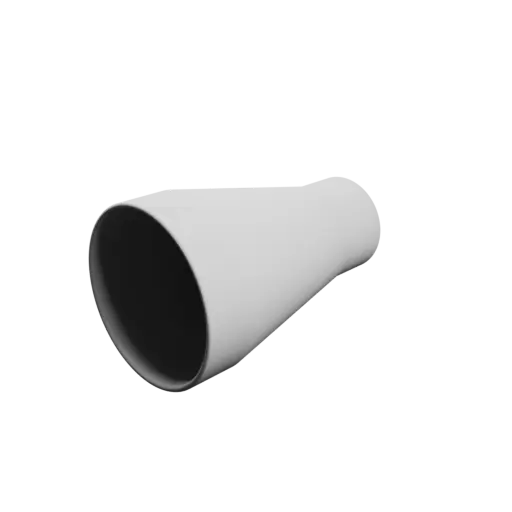 Tubing adapter STL file ⌀ 100–60 mm (Length: 160 mm)