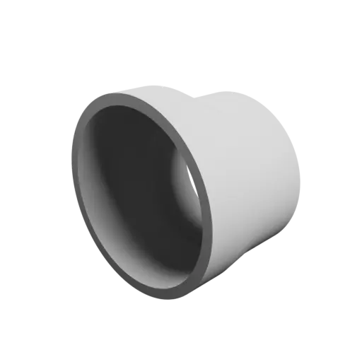 Tubing adapter STL file ⌀ 36–30 mm (Length: 23 mm)