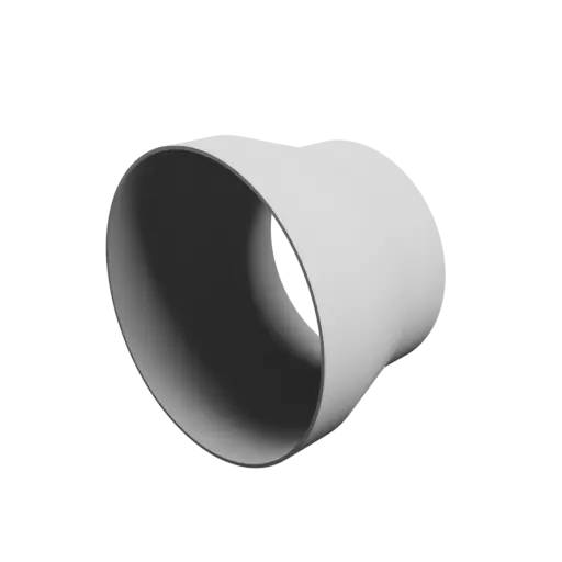 3D Model Tubing adapter STL file ⌀&nbsp;162–132&nbsp;mm (Length: 110&nbsp;mm)