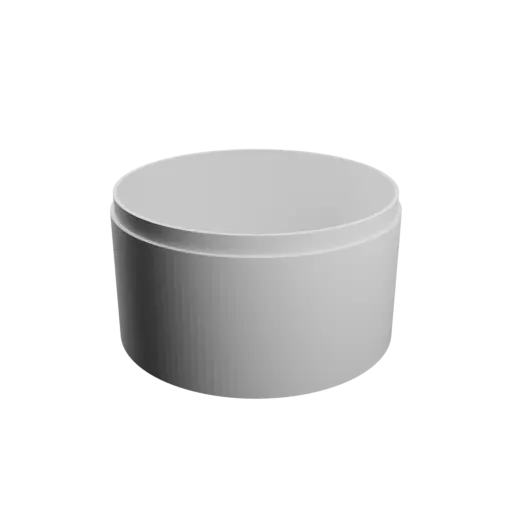 Boîte ronde avec couvercle ⌀ 80 mm - Hauteur : 45 mm