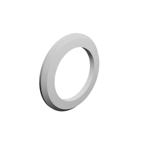 Washer / Flat Gasket STL 3D file ⌀ID: 45 mm ⌀OD: 65 mm thickness: 5 mm + chamfer