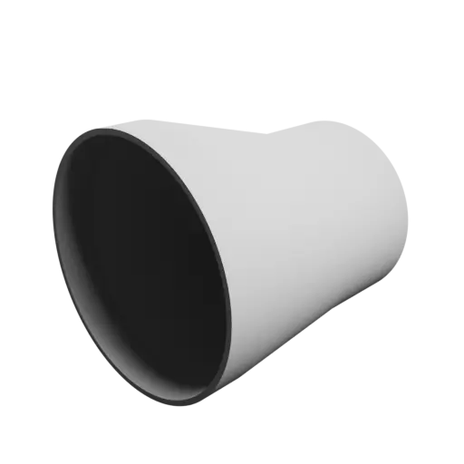 Tube adapter ⌀ 90–68 mm (Length: 90 mm)