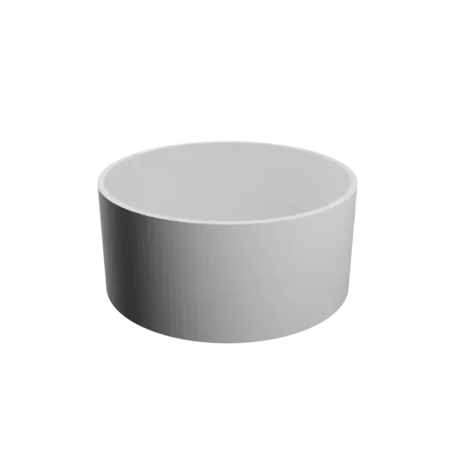 Round box with lid STL file ⌀ 85 mm - Height: 45 mm, Shell: 2 mm