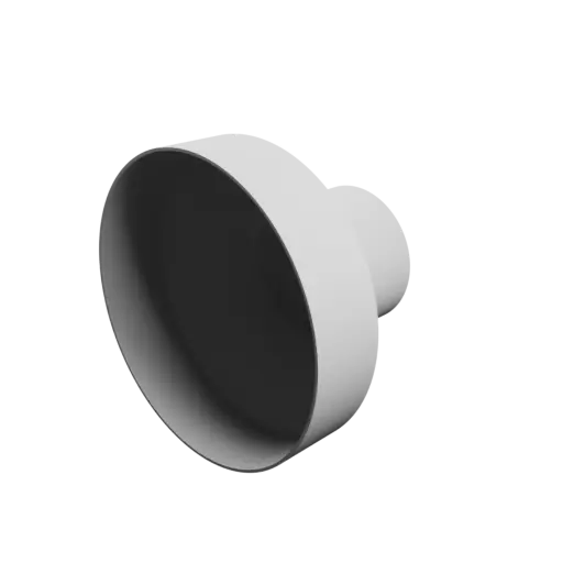 Tube adapter STL file ⌀ 204–100 mm (Length: 150 mm)