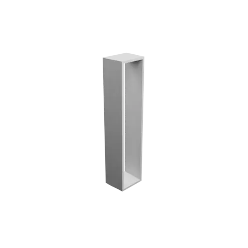 modèle 3D STL Adaptateur de conduit rectangulaire 38.5x187.5mm vers 36x187.5mm - transition: 20mm