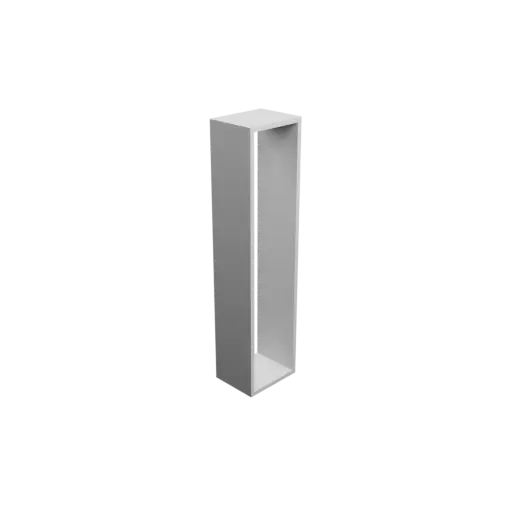 modèle 3D STL Adaptateur de tuyau rectangulaire 38x177mm vers 38x177mm - transition: 20mm