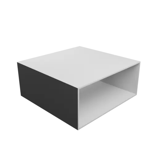 fichier 3D STL Adaptateur de conduit rectangulaire 220x90mm vers 220x90mm - transition: 120mm