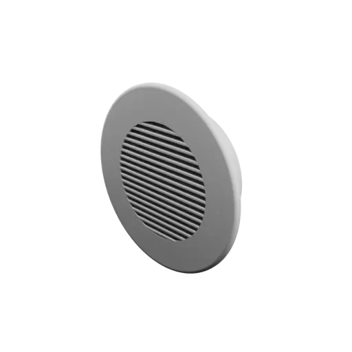 fichier 3D STL Grille d'aération ronde ∅ 71 mm, angle des ailettes : 10°