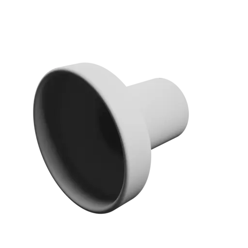 Tubing adapter STL 3D file ⌀ 75–39 mm (Length: 70 mm)
