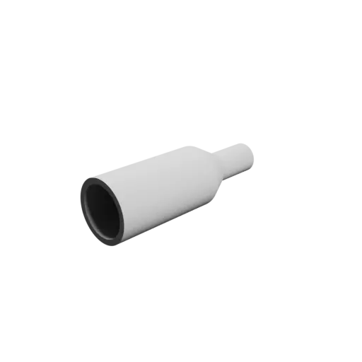 Tube adapter STL 3D file ⌀ 32–16 mm (Length: 100 mm)