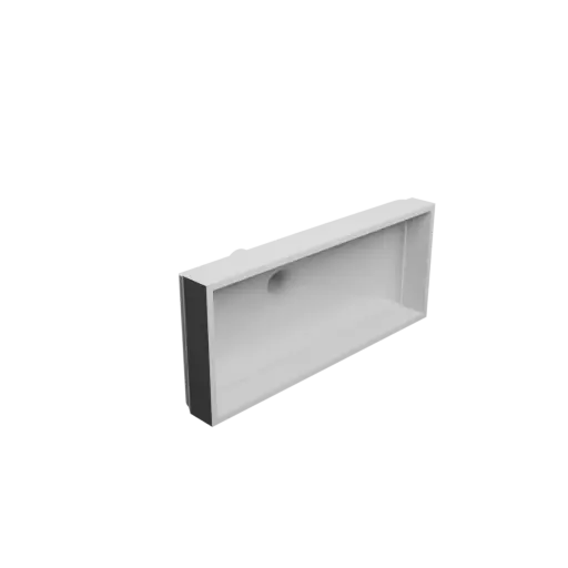 Round-to-Rectangular Tube Adapter STL file ⌀32 mm to 250×100 mm, thickness 5 mm