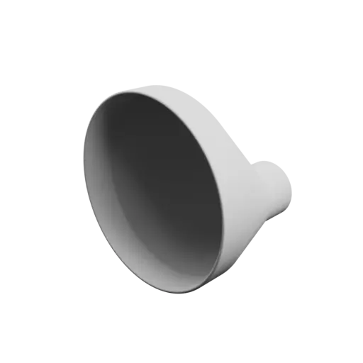 Tubing adapter STL file ⌀ 120–33 mm (Length: 60 mm)