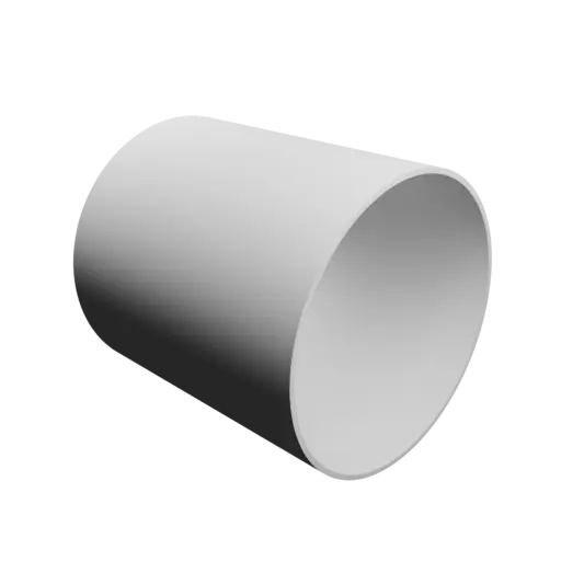 tube STL file OD 28 mm, ID 27 mm, length 30 mm