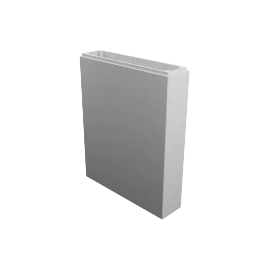 Enclosure with screw-mounted lid: 200×50×300 mm (with ventilation on the lid and under the enclosure)