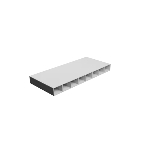 Small parts organizer with 8 drawers 35×25×139 mm STL 3D file, thickness: 2 mm