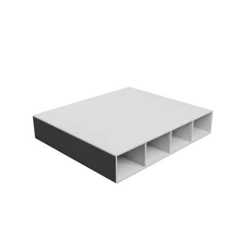 Small parts organizer with 4 drawers 35×25×139 mm STL 3D file, thickness: 2 mm