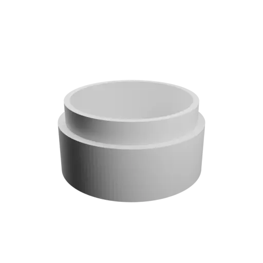 Round box with lid STL 3D file ⌀ 34 mm - Height: 20 mm, Shell: 3 mm