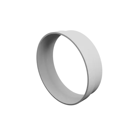 Tube adapter STL file ⌀ 154–148 mm (Length: 45 mm)