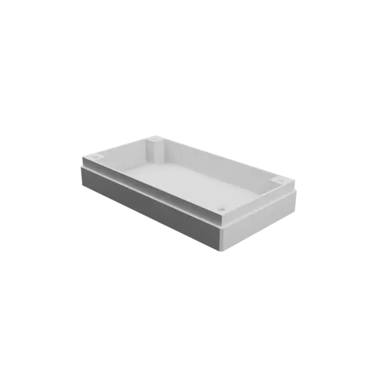 Enclosure with screw-mounted lid STL file: 93×51×20 mm