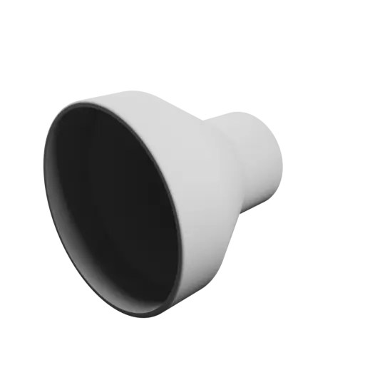Tubing adapter STL file ⌀ 85–46 mm (Length: 84 mm)