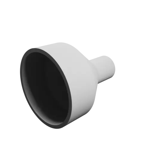 Tube adapter STL 3D file ⌀ 106–38 mm (Length: 120 mm)
