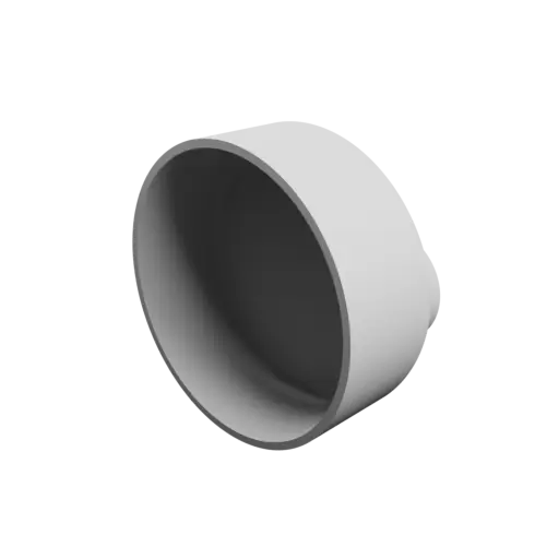 Tube adapter STL file ⌀ 109–41 mm (Length: 50 mm)