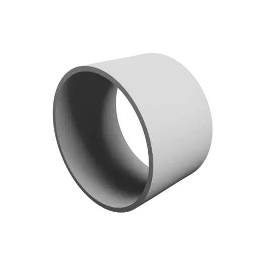 3D Model Tube adapter STL 3D file ⌀&nbsp;115–114&nbsp;mm (Length: 70&nbsp;mm)
